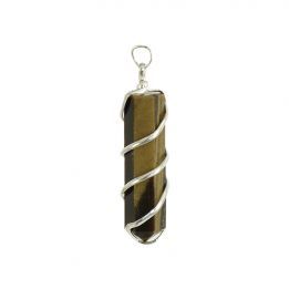 Ojo Tigre Colgante Espiral 4cm